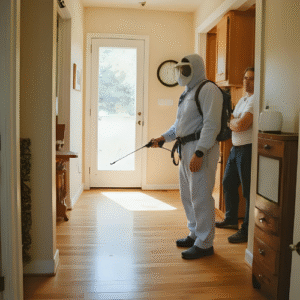 شركة مكافحة حشرات في مركز الجناين